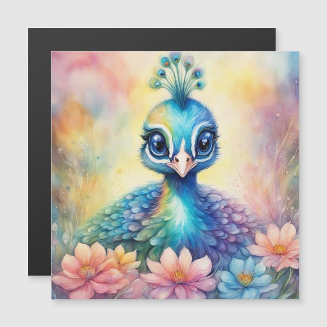 Rainbow Birds Peacock 1 (Front/Back)