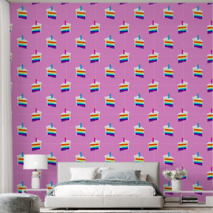 Rainbow Birthday Cake Wallpaper