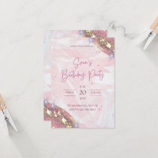 Rainbow Birthday Invitation