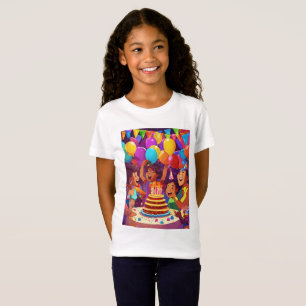 Rainbow Birthday Joy T-Shirt