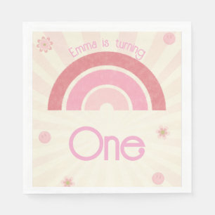 Rainbow Birthday Napkin