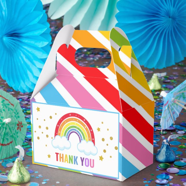 Rainbow Birthday Party Favour Box (Party)
