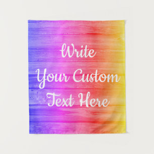 Rainbow Birthday Party Photo Booth Backdrop Prop Tapestry