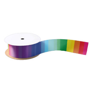 Rainbow Birthday Party Satin Ribbon