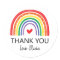 Rainbow Birthday Party Thank You Favour Sticker