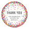 Rainbow Birthday Party Thank You Stickers
