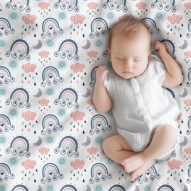  Rainbow Blanket Gift Boho Style for Newborn ( Rainbow Blanket Gift Boho Style for Newborn)
