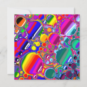 Rainbow Blast Abstract Art