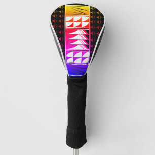 Rainbow Blessed Feathers Golf Head Cover