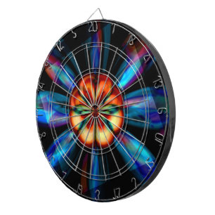 Rainbow Bloom Dartboard