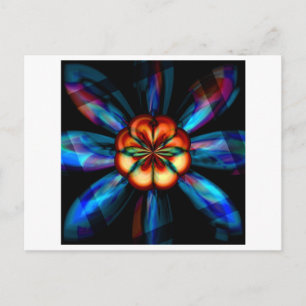 Rainbow Bloom Postcard