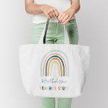 Rainbow blue yellow personalised mug cute gift tot<br><div class="desc">Rainbow blue yellow personalised mug cute gift.</div>