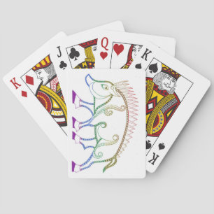 Rainbow Boar Playing Cards