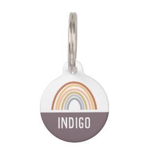 Rainbow Boho Pet Tag