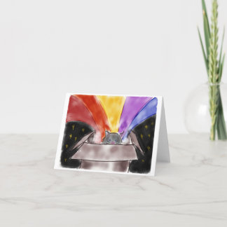 Rainbow Box Note Card