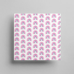 Rainbow Boy Baby Shower Square Napkin