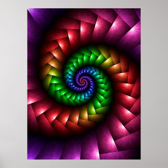 Rainbow Braids Poster (Front)