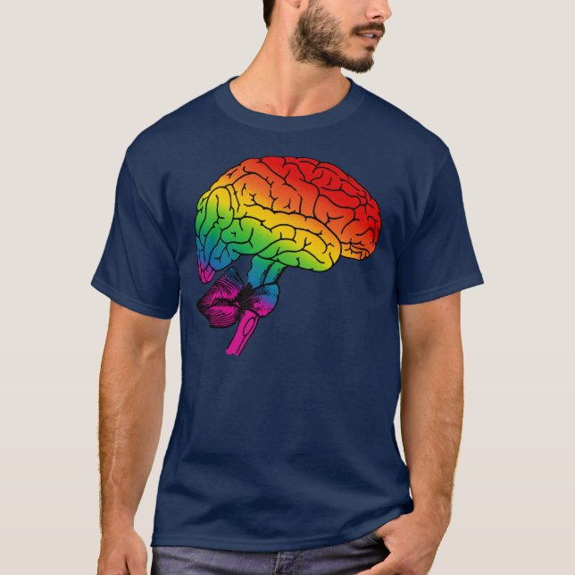 Rainbow Brain T-Shirt (Front)