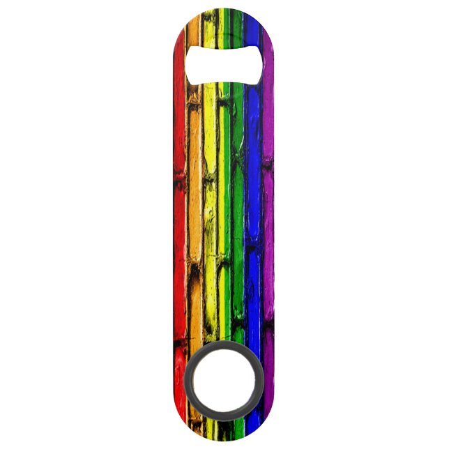 Rainbow Brick Bottle Opener PRIDE (Front)