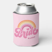 Rainbow Bride Retro Personalised 