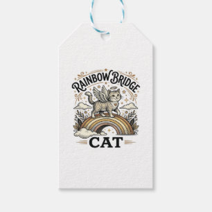 Rainbow Bridge Cat Cat Memorial Rainbow Bridge Vin Gift Tags