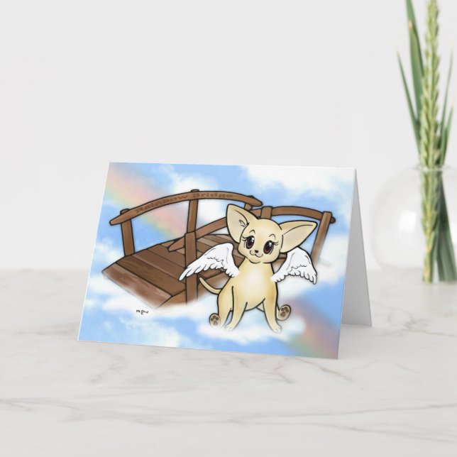 Rainbow Bridge Chihuahua #3 Card (Front)