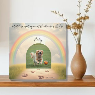 Rainbow Bridge-Custom Pet Plaque