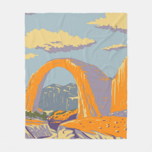 Rainbow Bridge  Fleece Blanket
