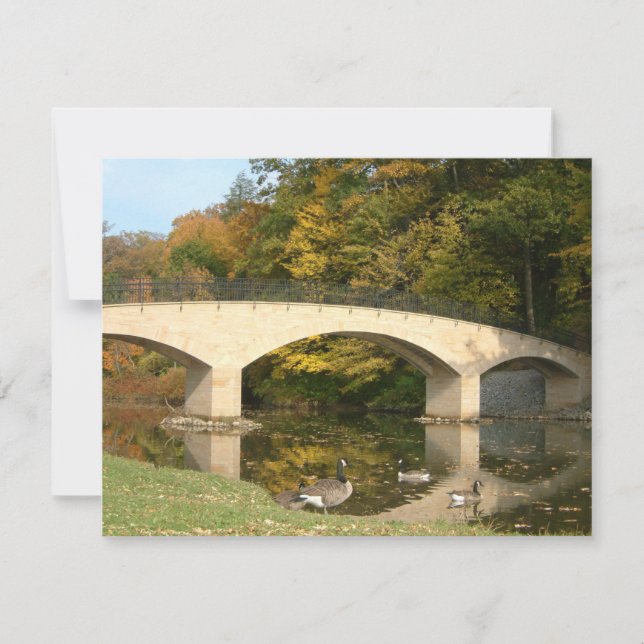 Rainbow Bridge in Fall at Grove City College (Front)