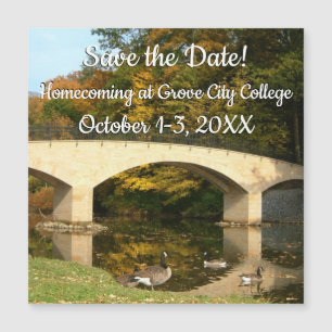 Rainbow Bridge in Fall at Grove City College