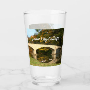 Rainbow Bridge in Fall at Grove City College Glass