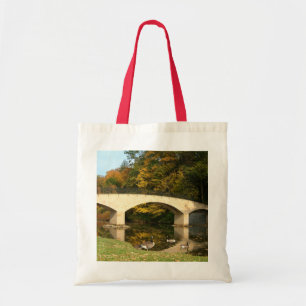 Rainbow Bridge in Fall at Grove City College Tote Bag