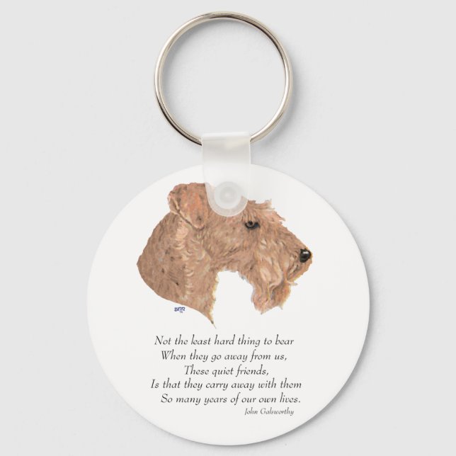 Rainbow Bridge Keepsake Key Ring (Front)