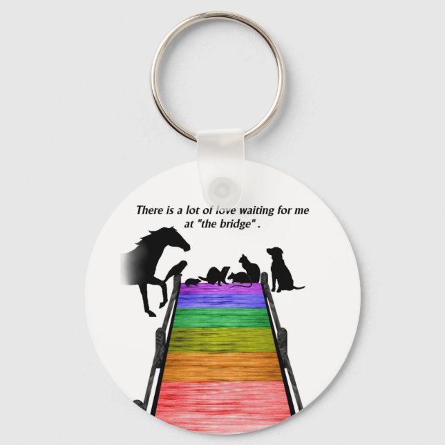 Rainbow Bridge Keychain (Front)