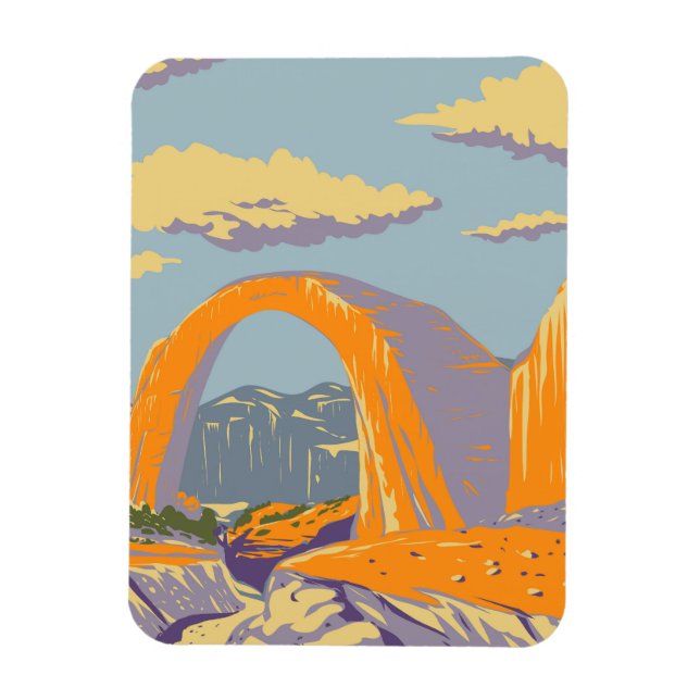 Rainbow Bridge  Magnet (Vertical)