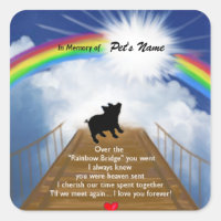 Rainbow Bridge Memorial Poem for Pigs