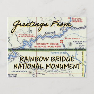 Rainbow Bridge National Monument Vintage Postcard