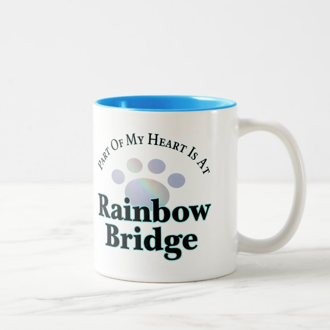 Rainbow Bridge Paw Mug (Right)