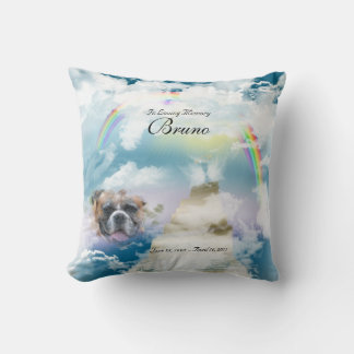 Rainbow Bridge Pet Dog Memorial Cushion