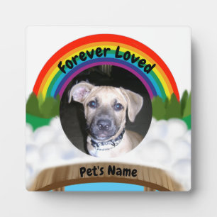 Rainbow Bridge pet loss Plaque