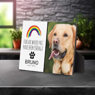 Rainbow Bridge   Pet Memorial Keepsake Plaque
