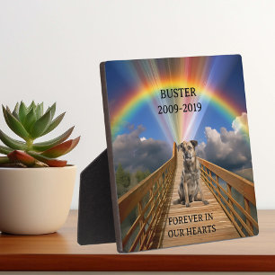 Rainbow Bridge Pet Memorial Loss Customise Plaque