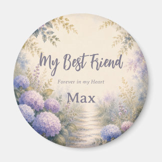 Rainbow Bridge Pet Memorial Magnet | Watercolor