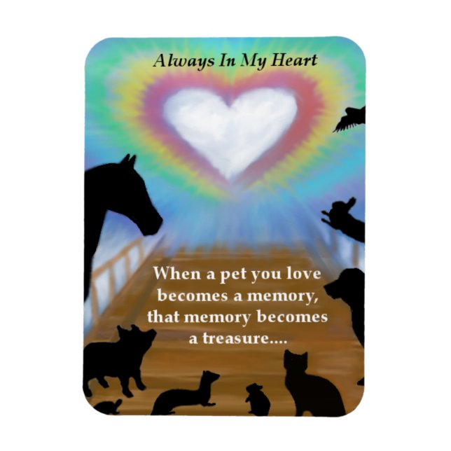 Rainbow Bridge Pets Magnet (Vertical)
