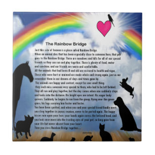 Rainbow Bridge Poem Tile