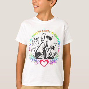 Rainbow Bridge Remembrance - Kids T-Shirt 