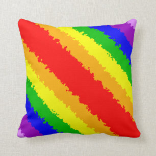 Rainbow Bright and Colorful Cushion