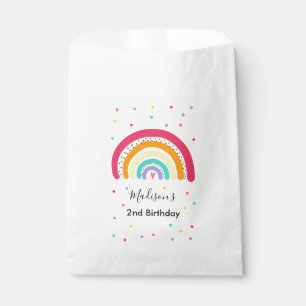 Rainbow Bright Birthday Party Favour Bags