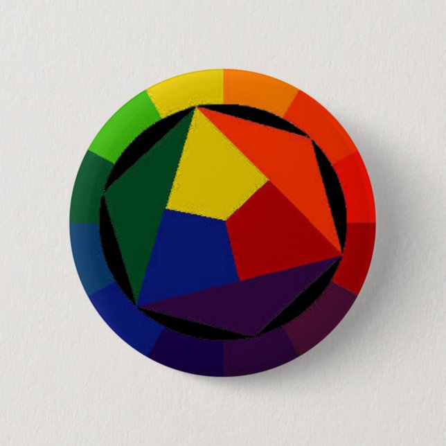 RainBow Bright - Gay Symbol Button (Front)