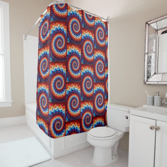 rainbow bright  shower curtain (In Situ)